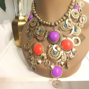 Beautifully Layered Circular Necklace